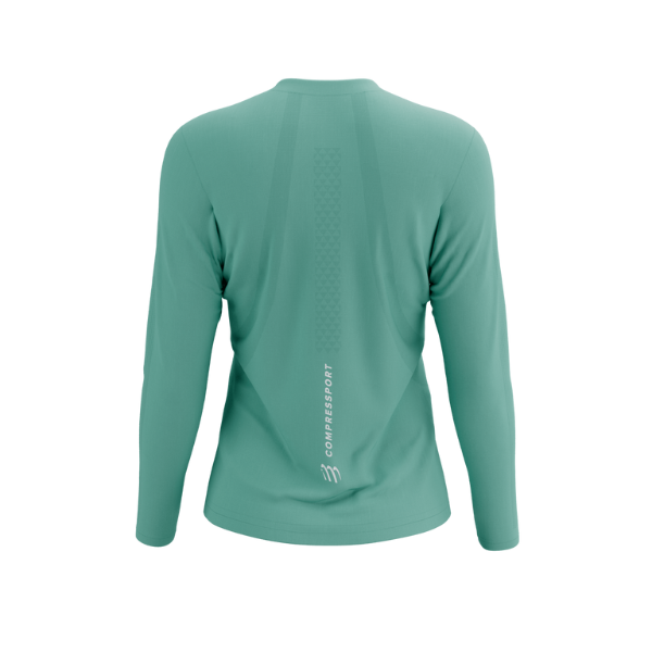 Áo chạy bộ Nữ Compressport Performance Long Sleeve Tshirt W - Xanh (Shell Blue)