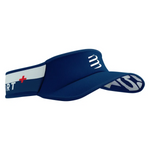 Mũ chạy bộ Compressport Visor Ultralight - Xanh (Estate Blue/White)