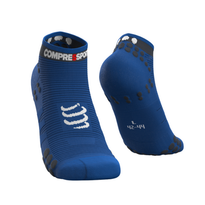 Tất chạy bộ Compressport Unisex's Pro Racing Socks V3.0 Run Low - Blue Lolite