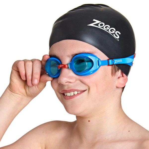 Kính Bơi Trẻ Em Zoggs Ripper JNR - Xanh Cam (Blue Red/Tint Blue)