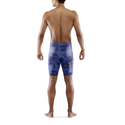 Quần Ngắn Bó Cơ Nam SKINS Compression 3-Series - Xanh (Camo Blue)