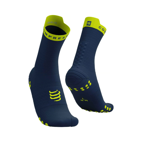 Compressport Pro Racing Socks v4.0 Run High - Blues/Green Sheen