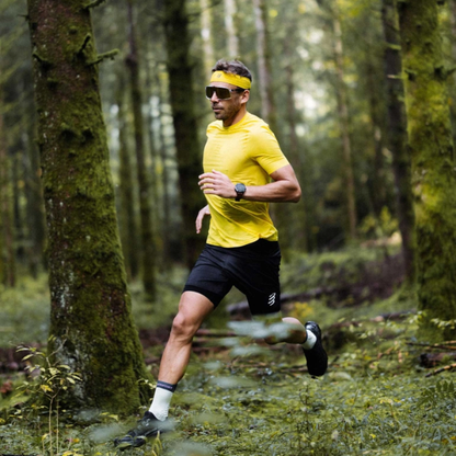 Áo Chạy Trail Nam Compressport Trail Racing SS Tshirt - Vàng (Ceylon Yellow)