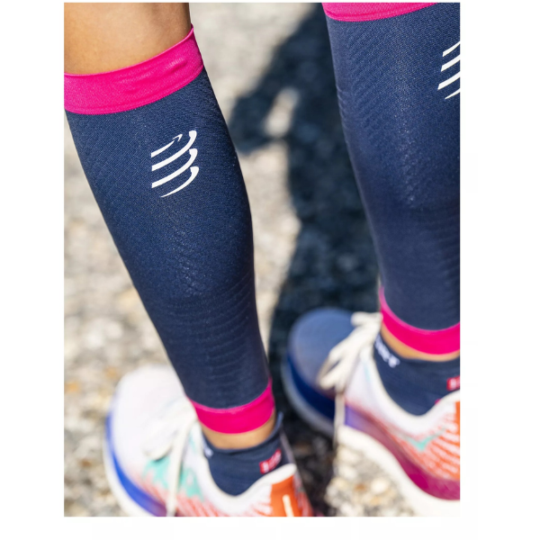 Băng bảo vệ bắp chân Compressport Calf Sleeves R2 3.0 - Hồng (Mood Indigo/Magenta)