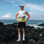 Áo Ba môn Nam Compressport Tri Postural Aero TankTop - Trắng (White/Evening Primrose)