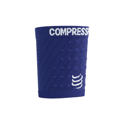 Băng bảo vệ cổ tay Compressport Unisex's Sweatbands 3D.Dots - Xanh Orient