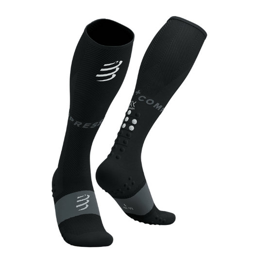 Tất chạy bộ Compressport Full Socks Oxygen - Đen (Black)