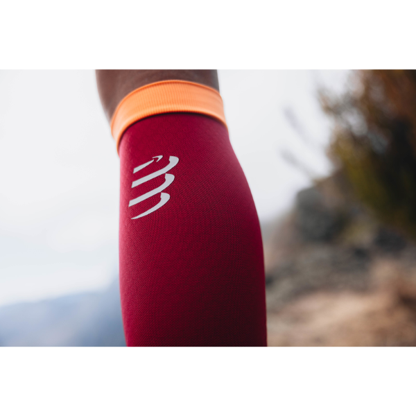Băng bảo vệ bắp chân Compressport Calf Sleeves R2 3.0 - Đỏ (Persian Red/Blazing Orange)