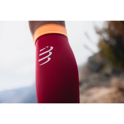 Băng bảo vệ bắp chân Compressport Calf Sleeves R2 3.0 - Đỏ (Persian Red/Blazing Orange)