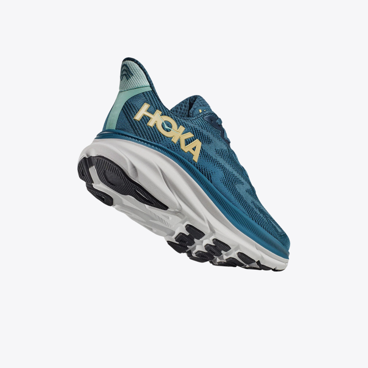 Giày chạy bộ Nam HOKA Clifton 9 - Xanh đen (Midnight Ocean/Bluesteel)