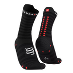 Compressport Pro Racing Socks v4.0 Ultralight Run High - Black/Red