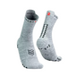 Tất chạy Compressport Pro Racing Socks v4.0 - Xám (Grey Melange/Black)