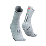 Compressport Pro Racing Socks v4.0 Run High - Grey Melange/Black