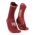 Compressport Pro Racing Socks v4.0 Run High - SPD Apple/Cheddar