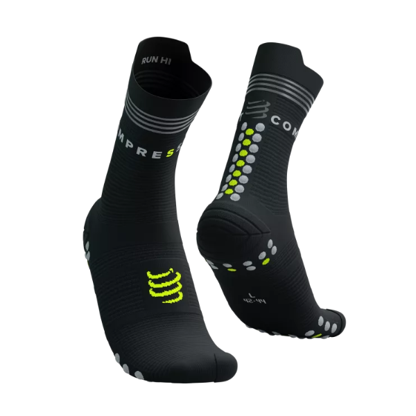 Compressport Pro Racing Socks v4.0 Run High Flash - Black