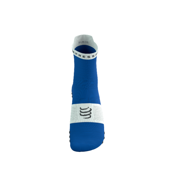 Tất Chạy Bộ Compressport Pro Racing Socks v4.0 Run High - Xanh Princess/Blue White