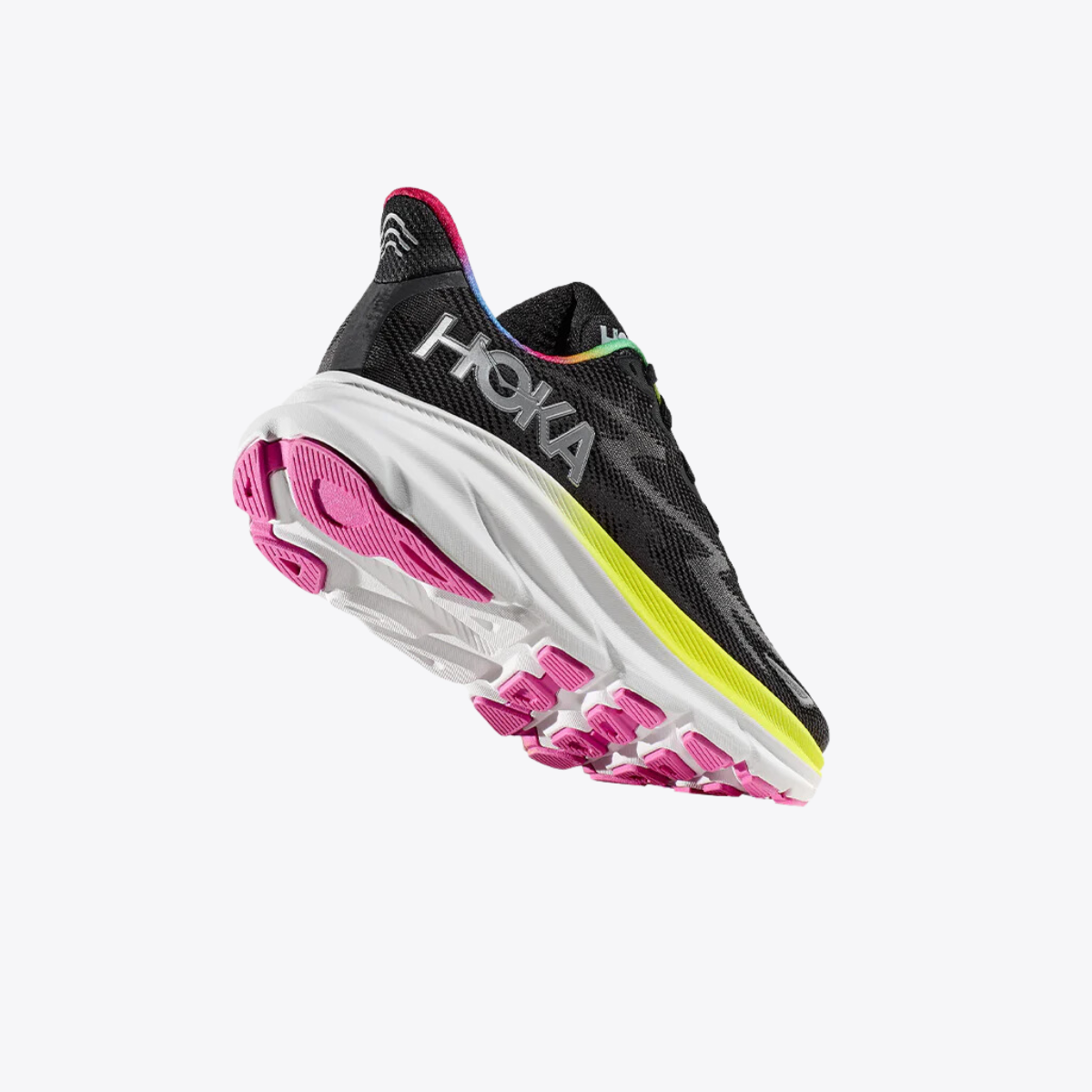 Giày chạy bộ Nam HOKA Clifton 9 - Đen (Black/All Aboard)