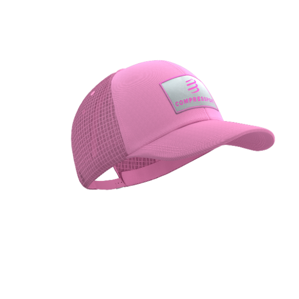 Mũ Chạy Bộ Compressport Trucker Cap 6P - Hồng (Begonia)