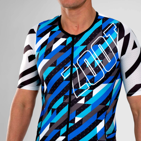 Đồ Ba môn Nam Zoot Tri Fullzip Racesuit - Xanh biển (Unbreakable)