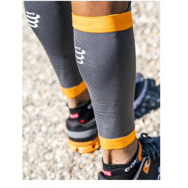 Băng bảo vệ bắp chân Compressport Calf Sleeves R2 3.0 - Magnet/Autumn Glory