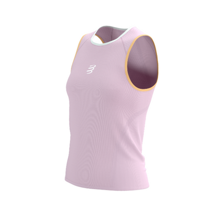 Áo chạy Trail Nữ Compressport Trail Racing Tank - Hồng/Cam (Roseate)
