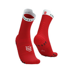 Compressport Pro Racing Socks v4.0 Run High - Red/White