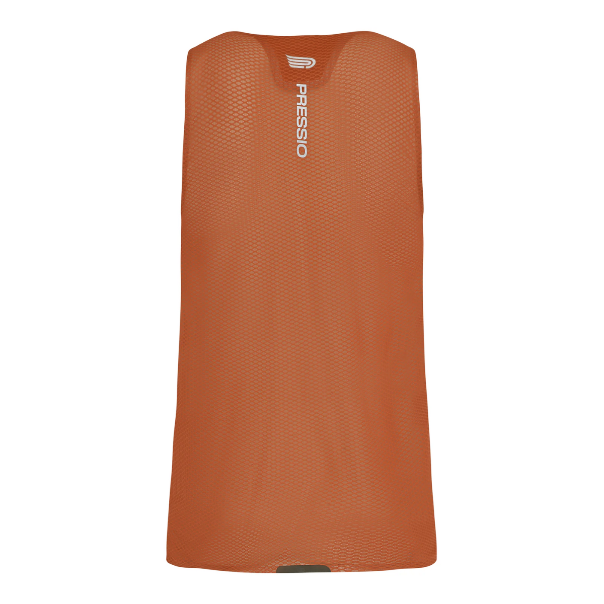 Áo chạy bộ Nam Pressio Elite Singlet - Nâu đất (CLD/SLV)