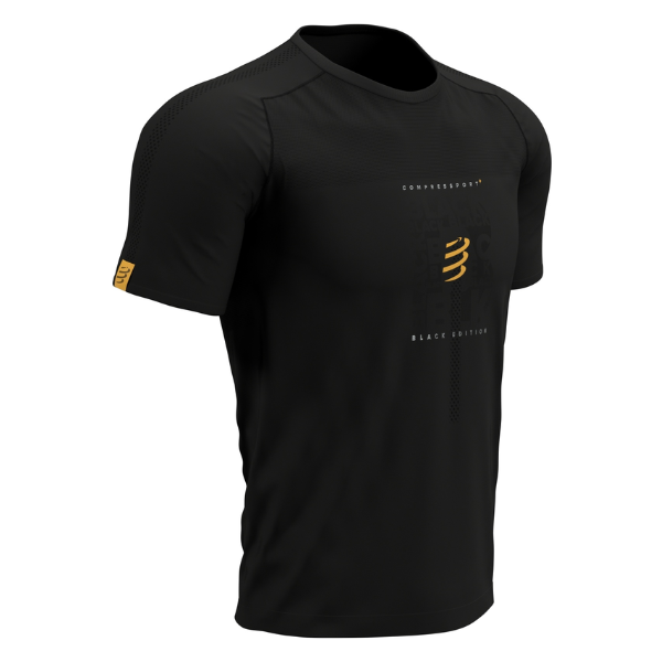 Áo chạy bộ Nam Compressport Performance SS Tshirt - Black Edition 2022