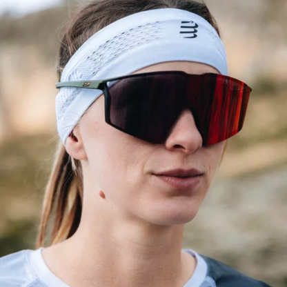 Băng đô thể thao Compressport Thin Headband On/Off - Trắng (White)