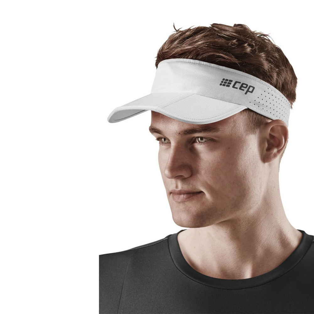 CEP Unisex's The Run Visor - White