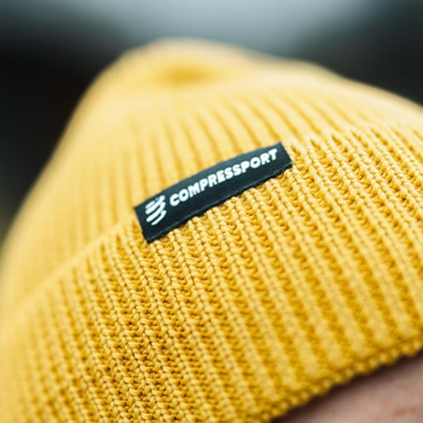 Mũ len Compressport Beanie - Vàng (Ceylon Yellow)