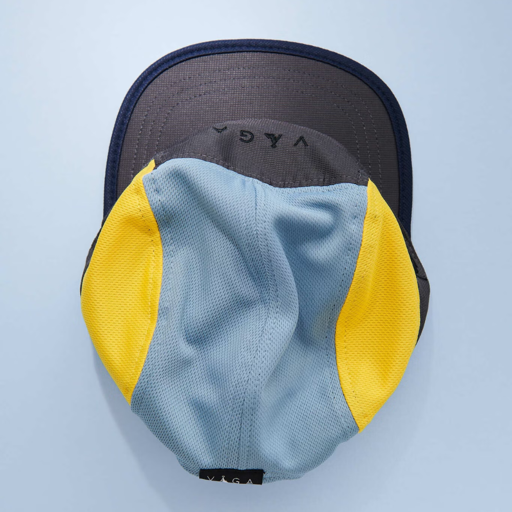 Nón VAGA - Club Cap - Slate Grey/Sunshine Yellow/Teal Blue/Navy Blue