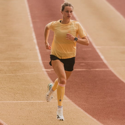 Áo chạy bộ Nữ Compressport Performance SS TShirt - Xanh (Indigo)