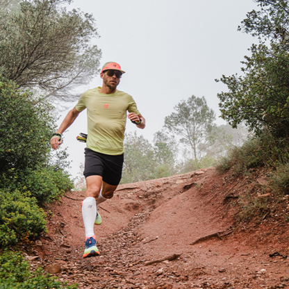 Áo chạy Trail Nam Compressport Trail Racing SS Tshirt - Xanh (Shadow Lime)