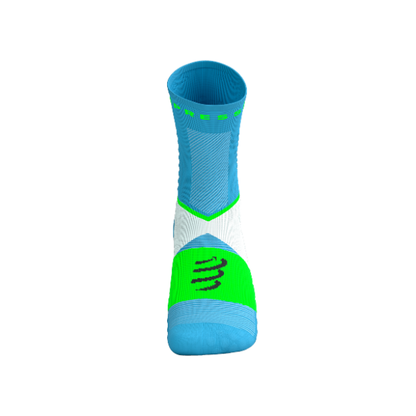 Tất Chạy Trail Compressport Ultra Trail Socks V2.0 - Nors Blue/Neon Green