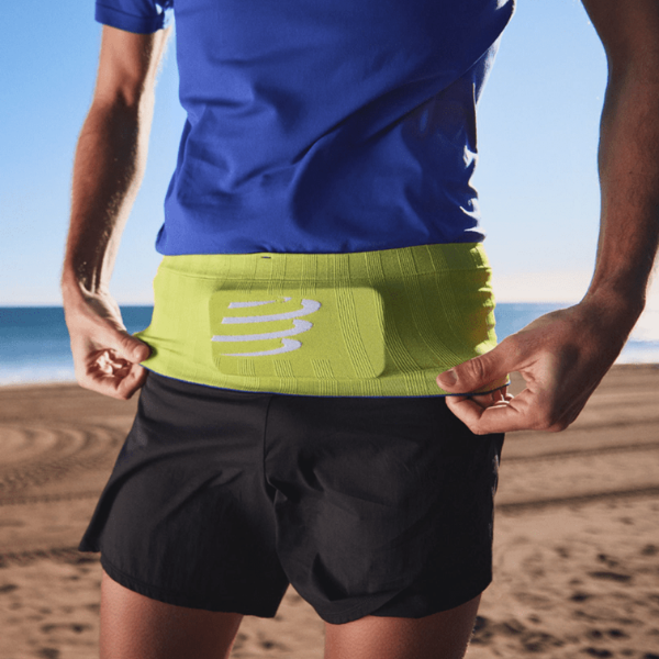 Compressport Unisex's Free Belt - Sodalite/Lime