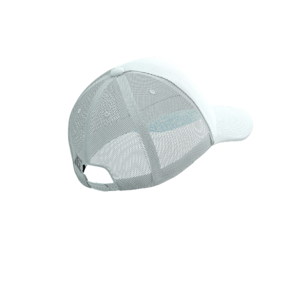 Mũ Chạy Bộ Compressport Trucker Cap - Star White/Blue Green