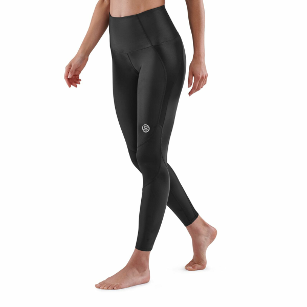 Quần Dài Bó Cơ Nữ SKINS Compression 3-Series - Đen (Black)