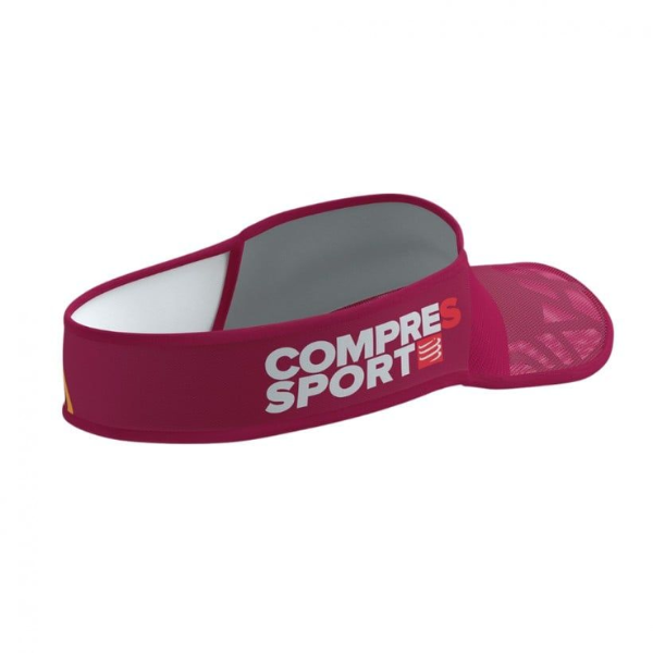 Compressport Spiderweb Ultralight Visor - Persian Red/Blazing Orange