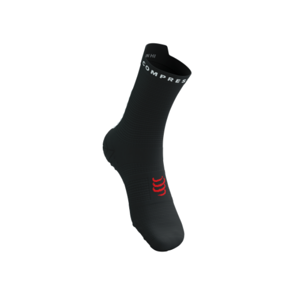 Tất chạy bộ Compressport Pro Racing Socks v4.0 - Đen (Black/White)