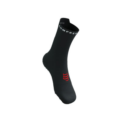 Tất chạy bộ Compressport Pro Racing Socks v4.0 - Đen (Black/White)