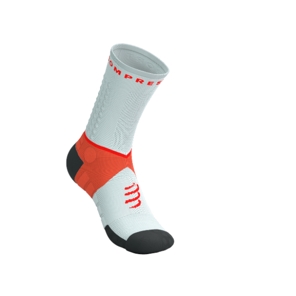 Tất Chạy Trail Compressport Ultra Trail Socks V2.0 - Gray Violet/Tigerlily
