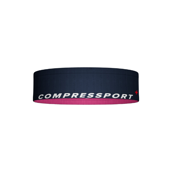 Đai chạy bộ Compressport Free Belt - Mood Indigo/Magenta