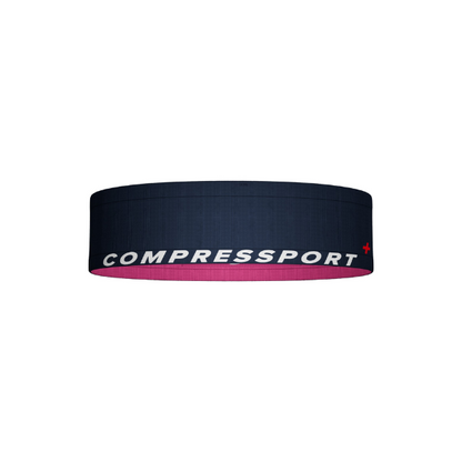 Đai chạy bộ Compressport Free Belt - Mood Indigo/Magenta