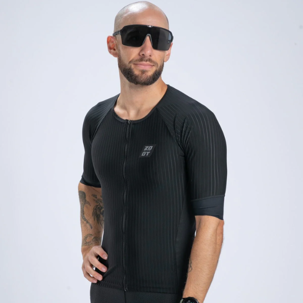 Áo ba môn Nam Zoot Elite Tri Aero Jersey - Đen (Jet Black)