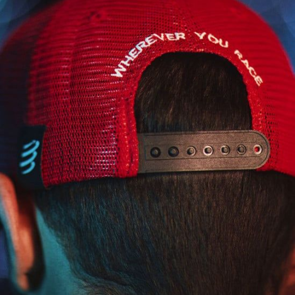 Compressport Trucker Cap - Red/White