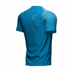 Áo chạy bộ Nam Compressport Performance SS Tshirt - Xanh (Hawaii)