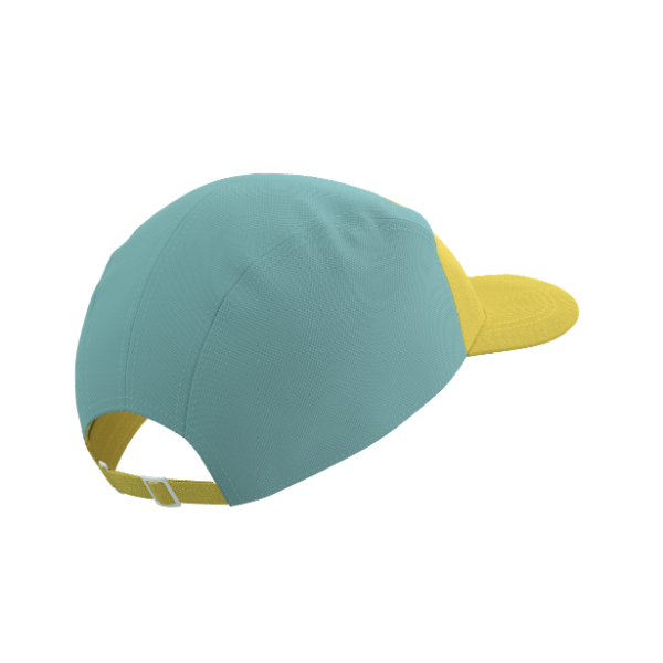 Mũ Chạy Bộ Compressport 5 Panel Light Cap - Vàng Lemon/Ether