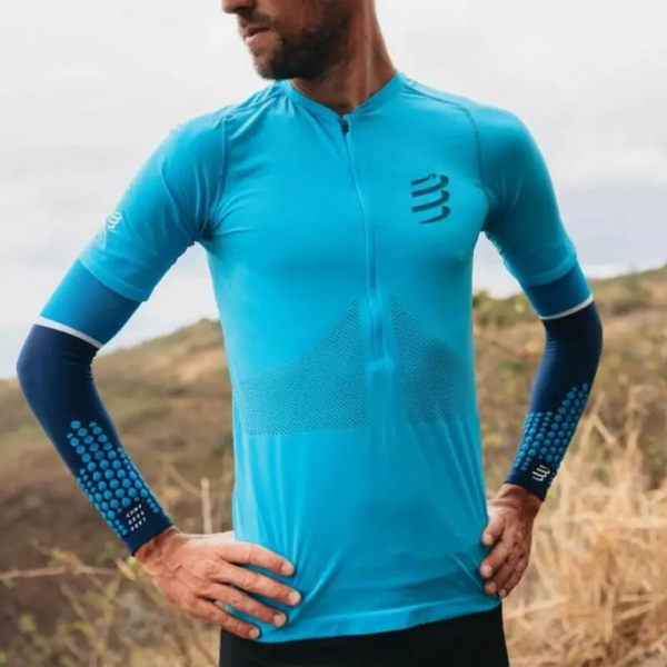 Băng bảo vệ ống tay Compressport Unisex's Arm Force Ultralight - Xanh (Estate Blue)