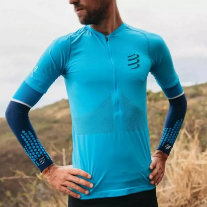 Băng bảo vệ ống tay Compressport Unisex's Arm Force Ultralight - Xanh (Estate Blue)